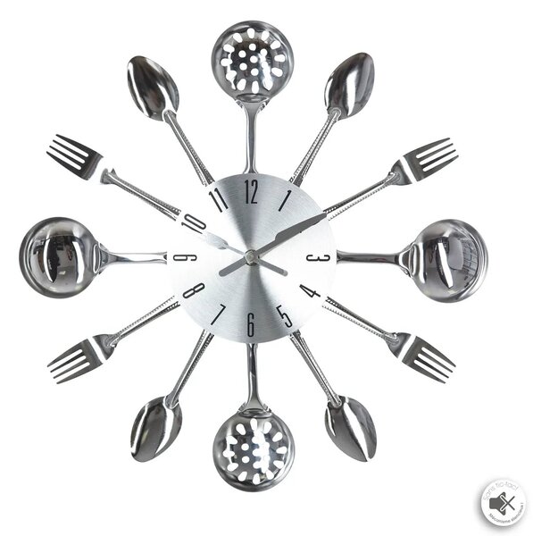 Ρολόι τοίχου atmosphera Utensil, Ø38 εκ., μέταλλο
