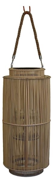 MOD Premium Φανάρι bamboo ξύλινο Cylinder 23x50cm 61056