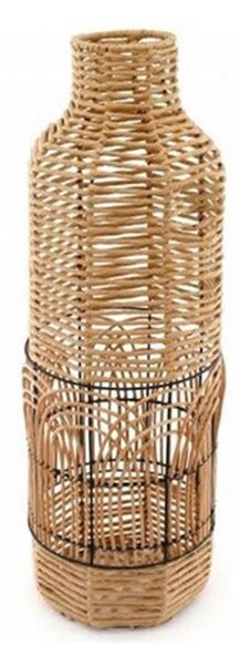 MOD Premium Βάζο διακοσμητικό Rattan ψάθινο 40cm SY0112