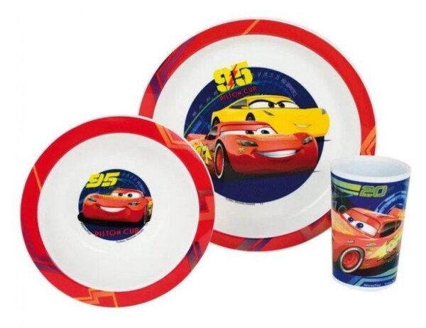 Παιδικό Σερβίτσιο φαγητού Αυτοκινητάκια Disney Cars 005515 Ango 005515 Κόκκινο