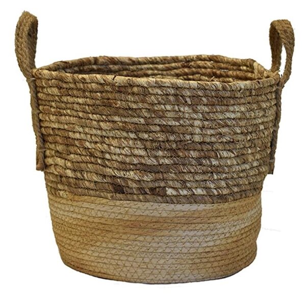 MOD Premium Καλάθι ψάθινο raffia nature 30x27cm 67389