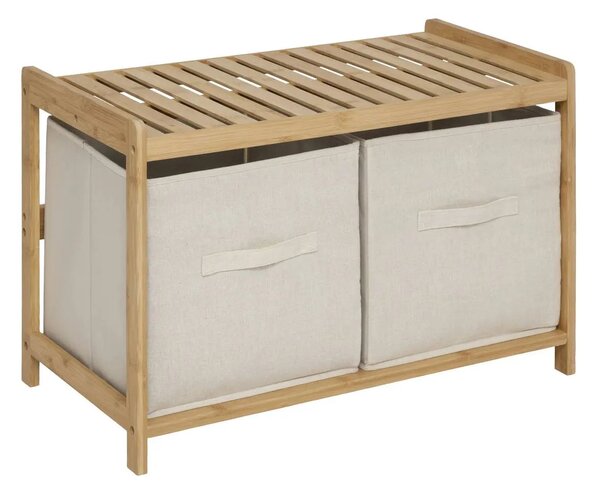 Παγκάκι αποθήκευσης 5five Tidy Box, 2 διαμερίσματα, μπαμπού