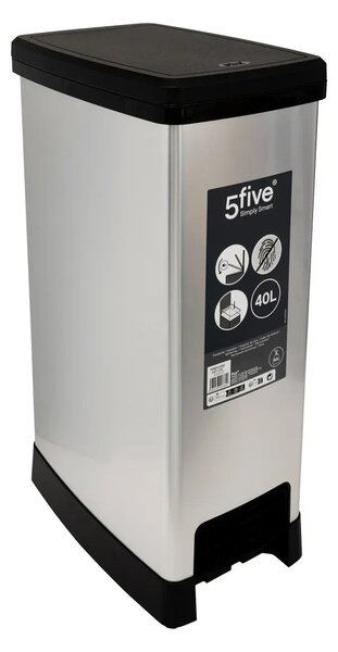 Καλάθι 5five, Slim, πλαστικό, 40 l, Soft Close