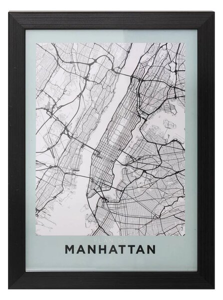 Αφίσα με κορνίζα atmosphera Manhattan, 18x24 εκ., με βάση προβολής