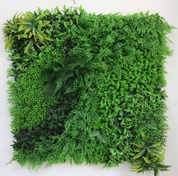 Greenworld Τεχνητή Φυλλωσιά Φτέρη με Baby Tooth Moss 100x100 εκ