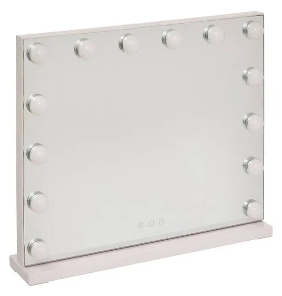 Καθρέφτης μπάνιου 5five Holly, LED, 50 x 10 x 42,5 εκ., λευκός