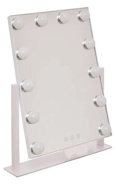 Καθρέφτης μπάνιου 5five Holly, LED, 35 x 7 x 43 εκ., λευκός