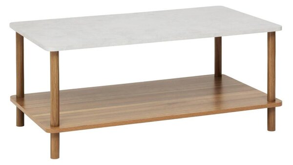 Τραπεζάκι σαλονιού 5five Côme με ράφι, MDF, καφέ, 90 cm
