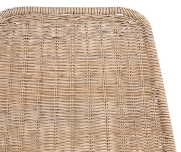 Amalfi Καρέκλα ψάθινη Udevala rattan 49x52x85cm