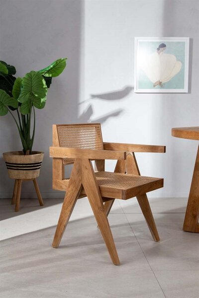 TS Wood Καρέκλα Treviso χειροποίητη από ξύλο Teak 54x58x80cm 816060