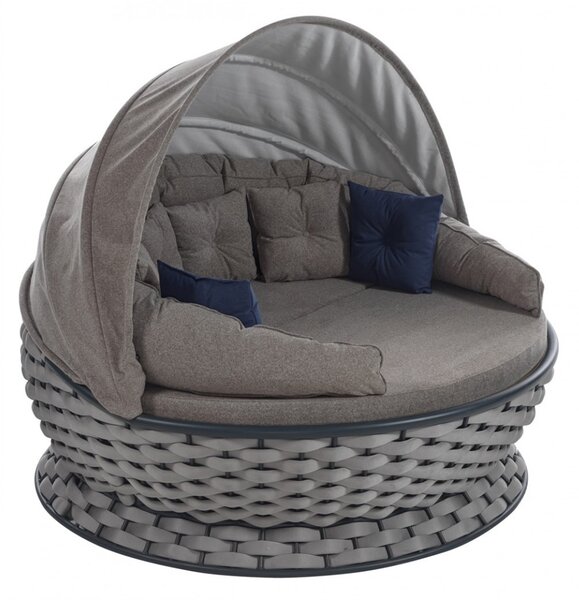 AG Daybed κήπου Lungo grey 180x140cm - 14267-47279