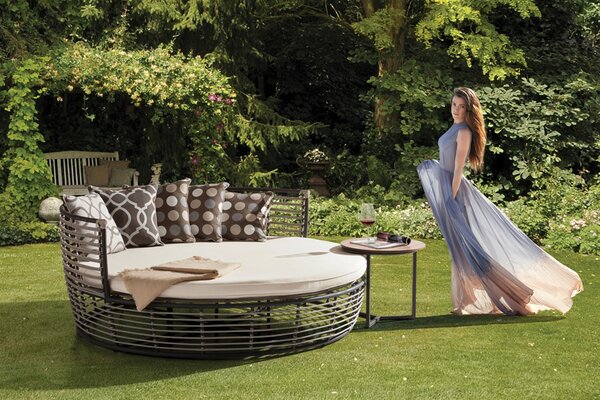 AG Daybed κήπου αλουμινίου Countryside 160x71cm - 15593