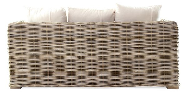 TS Wood Καναπές διθέσιος Java rattan 165x90x64cm - 720001