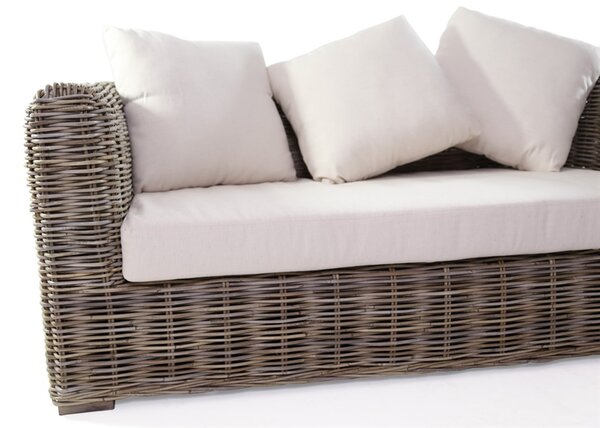 TS Wood Καναπές διθέσιος Java rattan 165x90x64cm - 720001