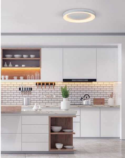 Φωτιστικό Πλαφονιέρα LED Dimmable Smart WiFi Homelighting Amaya 77-8155 White