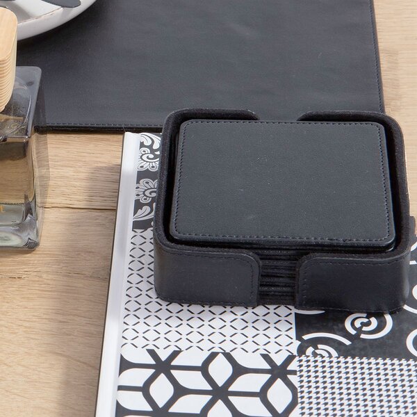 Σουβέρ (Σετ 6τμχ) Nef-Nef Homeware Lethal Black