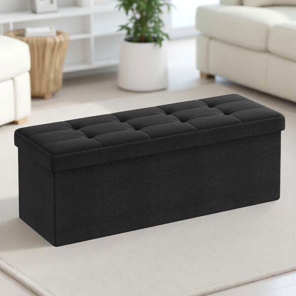Ταμπουρέ Με Αποθηκευτικό Χώρο (110x38x38) Songmics LSF077B01V1
