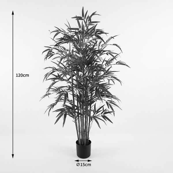 Διακοσμητικό φυτό Rhapis Palm Πράσινο 60x60x120 cm