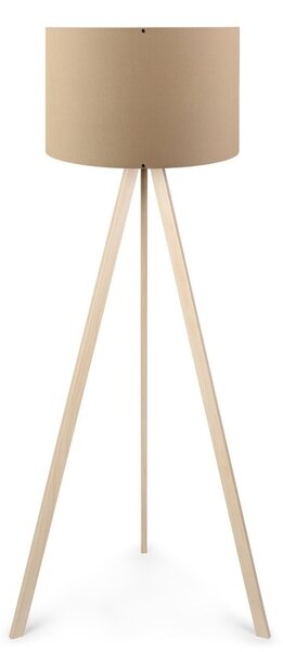 Φωτιστικό Δαπέδου PWL-1060, E27 Natural-καφέ, 38x140 cm