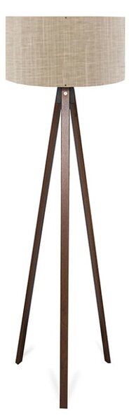 Φωτιστικό Δαπέδου PWL-1059, E27 μπεζ-καρυδί, 38x140 cm