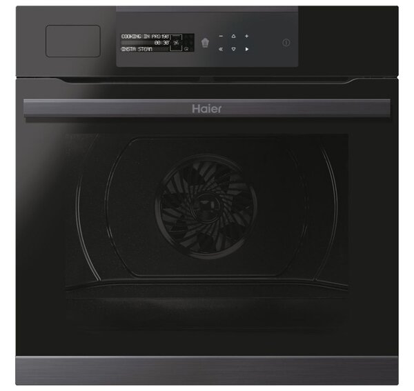 Εντοιχιζόμενος φούρνος Haier I-Message Steam Series 4 (HWO60SM5S9BH) Χωρίς Εστίες, με χωρητικότητα 70L και ενεργειακή κλάση A+