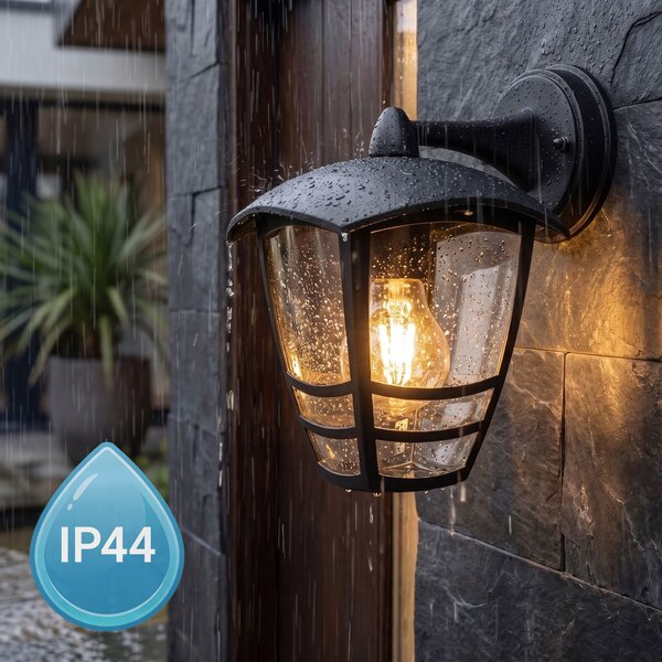Φωτιστικό τοίχου πρόσοψης JNH037-1G Black
