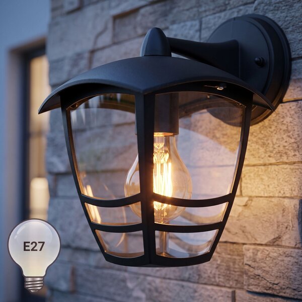 Φωτιστικό τοίχου πρόσοψης JNH037-1G Black