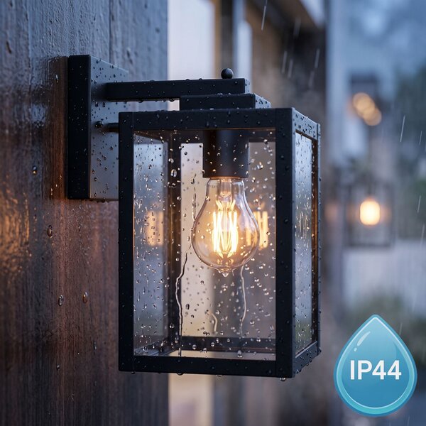 Φωτιστικό τοίχου πρόσοψης JNH038-1G Black