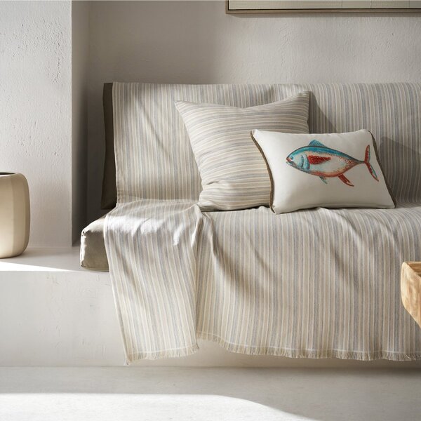 Ριχτάρι Πολυθρόνας (180x180) Gofis Home Nymeria Light Grey 574/15