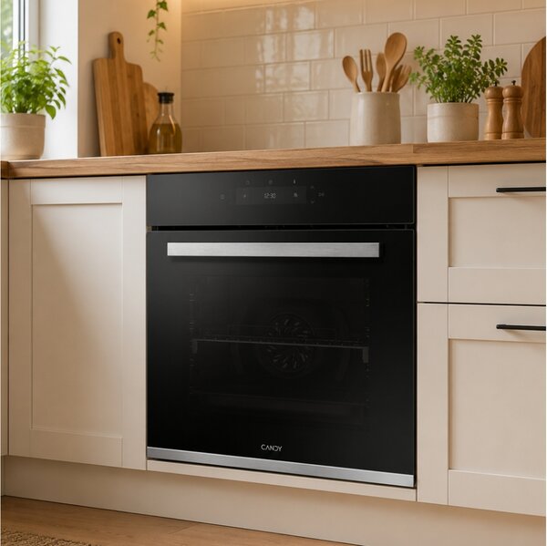 Εντοιχιζόμενος Φούρνος Candy Moderna FCT858 XRWF με Wi-Fi, Bluetooth, χωρητικότητα 70L και ενεργειακή κλάση A+ - Black