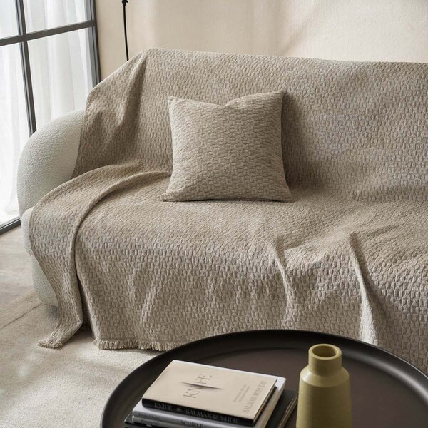 Ριχτάρι Καναπέ Διθέσιου (180x250) Gofis Home Ondine Beige 184/06