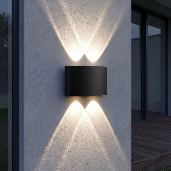 Φωτιστικό τοίχου πρόσοψης LED JNH039-4G Black