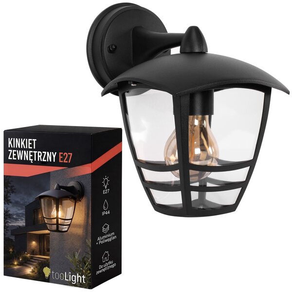 Φωτιστικό τοίχου πρόσοψης JNH037-1G Black