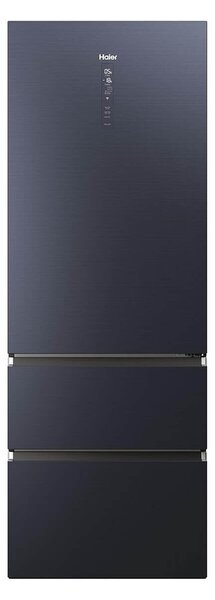 Ψυγειοκαταψύκτης Haier HTW7720ENMB Total No Frost, με Wi-Fi, Bluetooth, Συνολική Χωρητικότητα 483L, Ενεργειακή κλάση E και Ύψος 200cm