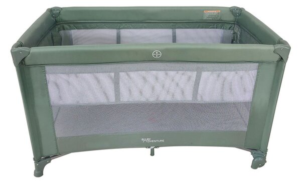 Παρκοκρέβατο 2 Θέσεων (0+ Μηνών/Έως 15kg) Baby Adventure Dream 1 Layer Khaki