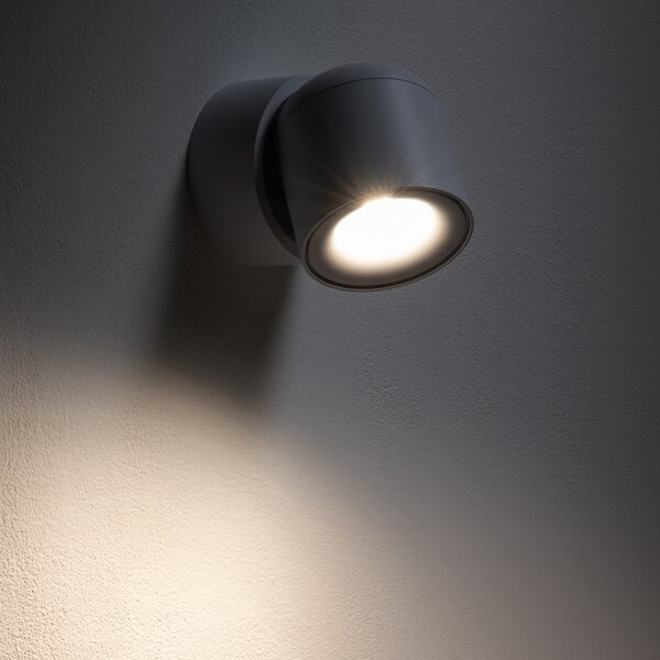 Nowodvorski Lighting Σποτ οροφής Oscar, λευκό, αλουμίνιο, ύψος 13,5 cm, GU10, ρυθμιζόμενος, Λευκό, Αλουμίνιο
