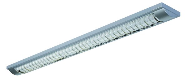 Επιφανειακό φωτιστικό περσίδων LED 444 με G13/T8, ασημί