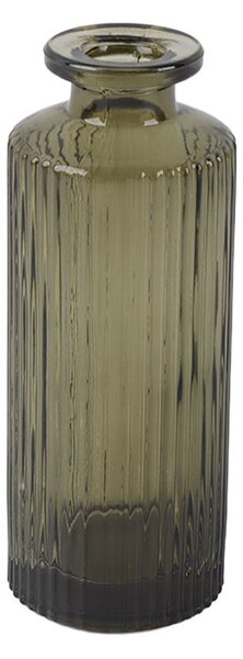 Διακοσμητικό Βάζο (Φ5.513) Estia Glower Rib Smoked Green 09-51891