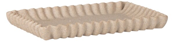 Δίσκος Διακόσμησης (28.4x18.3x3) Estia Nyra Rib Ivory 09-50474