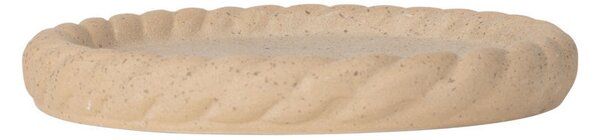 Δίσκος Διακόσμησης (Φ15.7x2) Estia Clayra Rib Ivory 09-50450