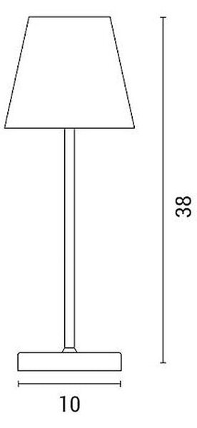 Επιτραπέζιο Φωτιστικό Επαναφορτιζόμενο LED Dimmable Eurolamp 144-70013