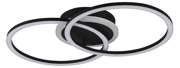 Φωτιστικό Πλαφονιέρα LED Dimmable RL Venida Black R62783132