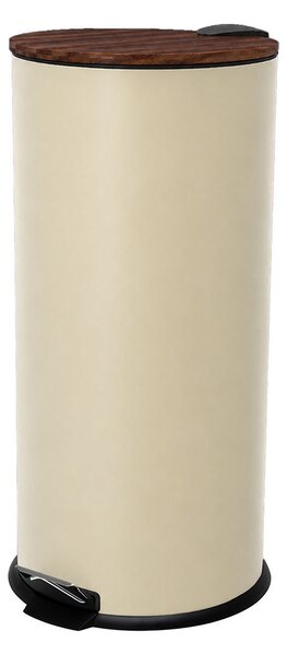 Κάδος Απορριμμάτων (29.3x36.5x63.5) Estia 30lt Allure Matte Ivory 01-44404