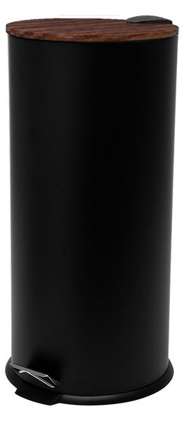 Κάδος Απορριμμάτων (29.3x36.5x63.5) Estia 30lt Allure Matte Μαύρο 01-44398