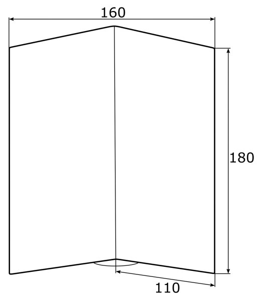 Argon 0914 - φωτιστικό τοίχου SKIATOS 2xGU10/5W/230V μαύρο