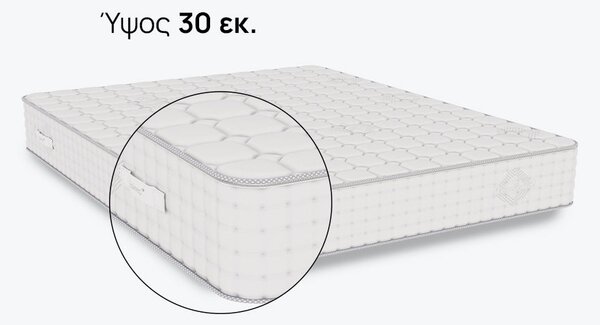 Στρώμα iSleep, Infinity διπλής όψεως, 82x190x30, Μέτριο προς σκληρό