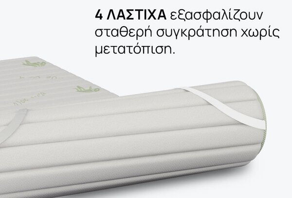 Ανώστρωμα iSleep, Smart Topper Aloe, 82x190x3, Μαλακό