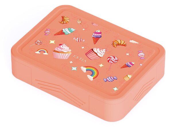 Φαγητοδοχείο Με Χωρίσματα 1.33lt Estia Save The Aegean Candy Sky 01-43896