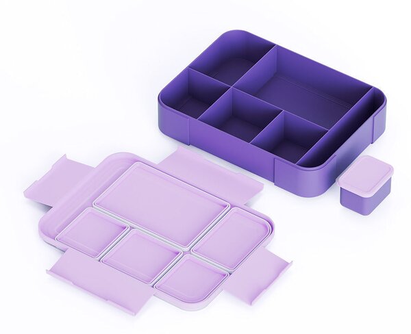 Φαγητοδοχείο Με Χωρίσματα 1.33lt Estia Save The Aegean Garden Friends 01-43872