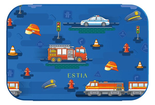 Φαγητοδοχείο Με Χωρίσματα 900ml Estia Save The Aegean City Heroes 01-43926